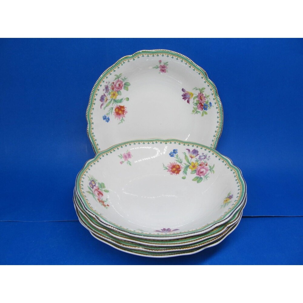 Johnson Brothers Old Staffordshire Malvern Five 5 1/4" Fruit Berry Bowls Crazing
